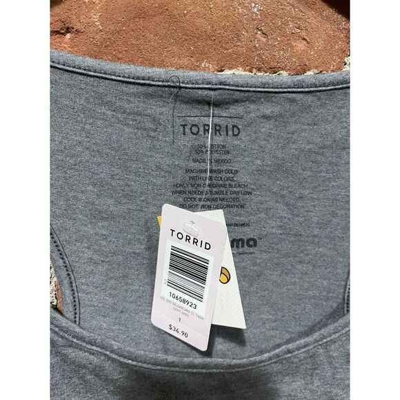 Torrid RILAKKUMA BEAR Women's Girls Plus Size Racerback Tank Top T-Shirt NWT 1 - Picture 3 of 5
